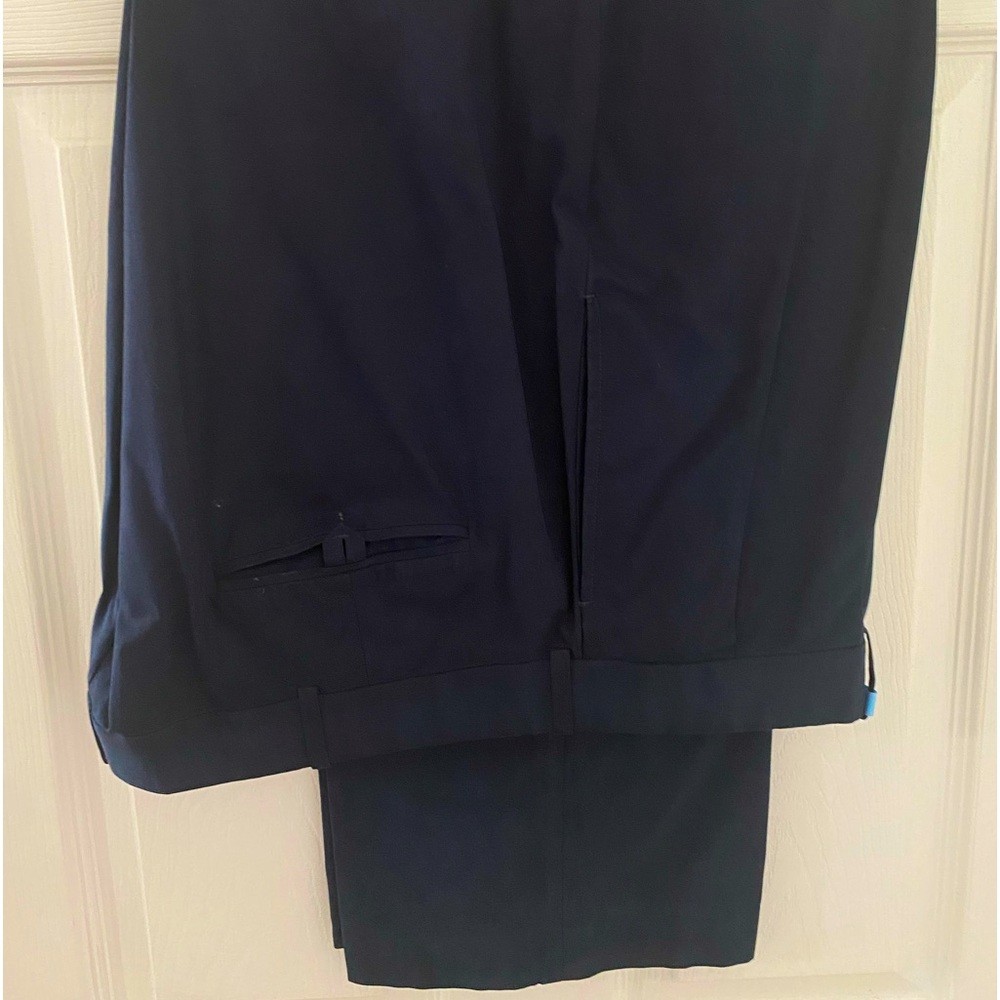 Men’s navy dress pant, 42 x 32, Polo by Ralph Lauren, Silk/Linen